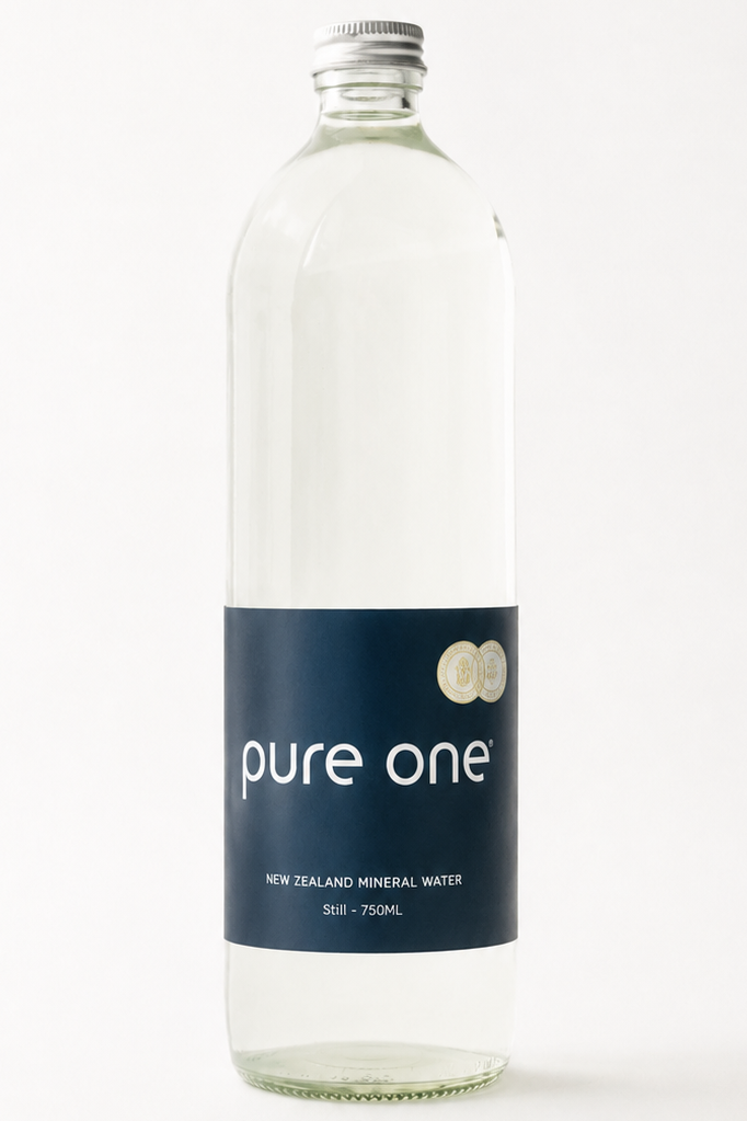 Pure One I New Zealand Mineral Water I 750ml Glass - Case of 6