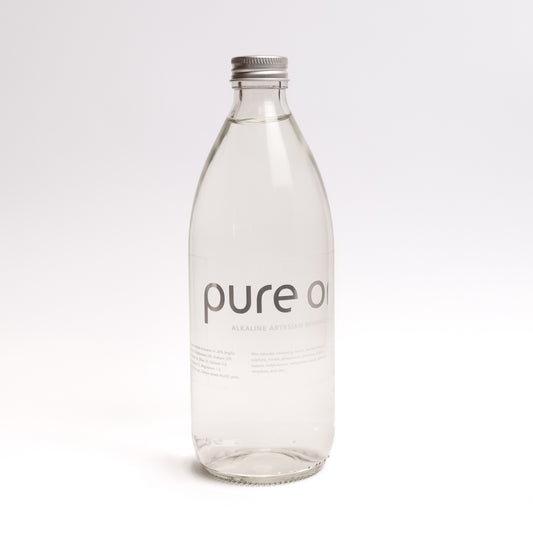 Pure One I Alkaline Artesian Mineral Water NZ I 500ml Glass - Case of 12